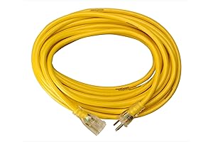 Lighted End Outdoor Extension Cord, 25'