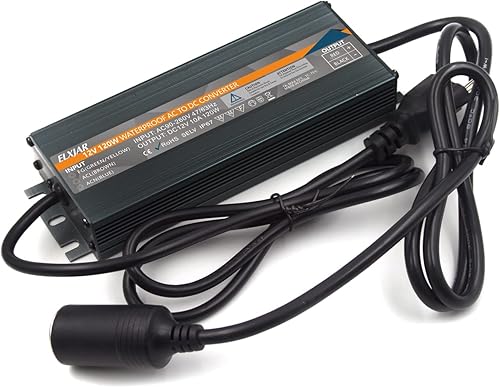Miniatura 6 de Convertidor de CA a CC de 12 V, 10 A, 120 W, adaptador de corriente impermeable IP67, transformador de 110 V-220 V a 12 voltios para refrigerador,