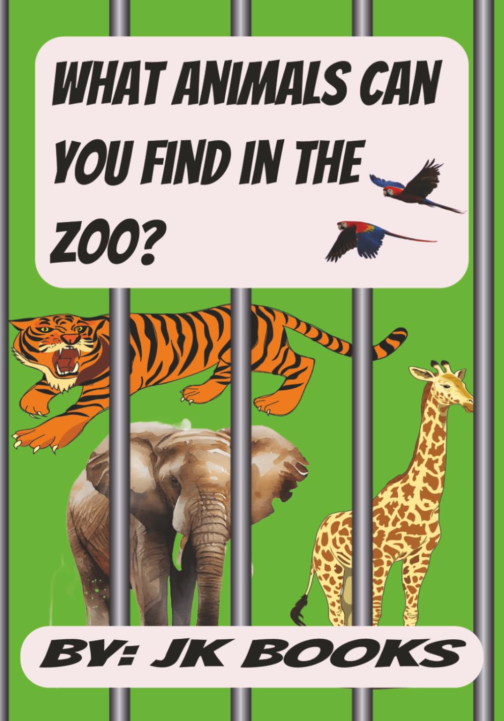 What Animals Can You Find in the Zoo?: 7X10 inch book, 29 pages, Early Educational, Preschool learning, Picture book