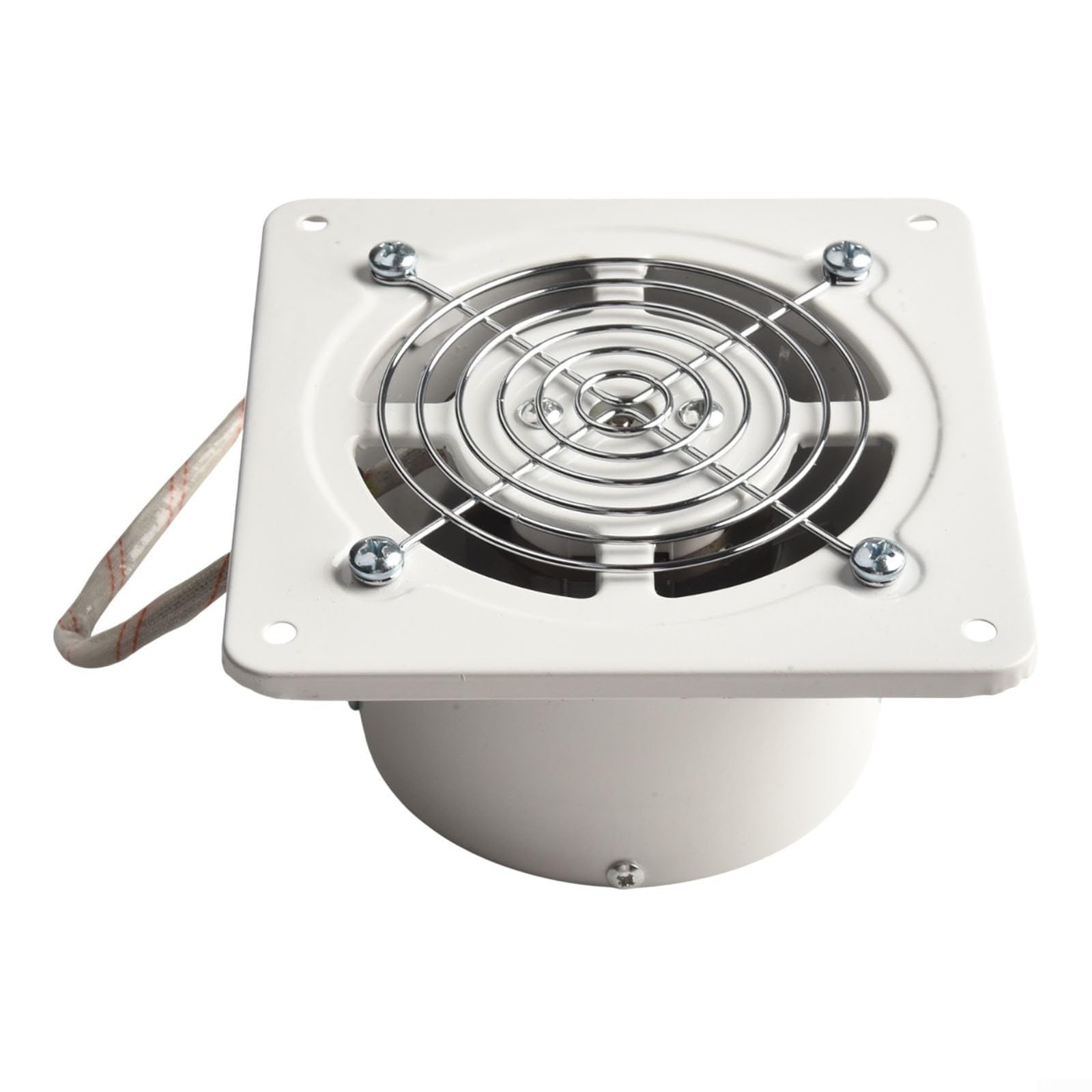 4-Inch Bathroom Exhaust Fan with 25W Motor, 2600 RPM & 50 dB Quiet Operation for Toilet, Kitchen and Office Ventilation
