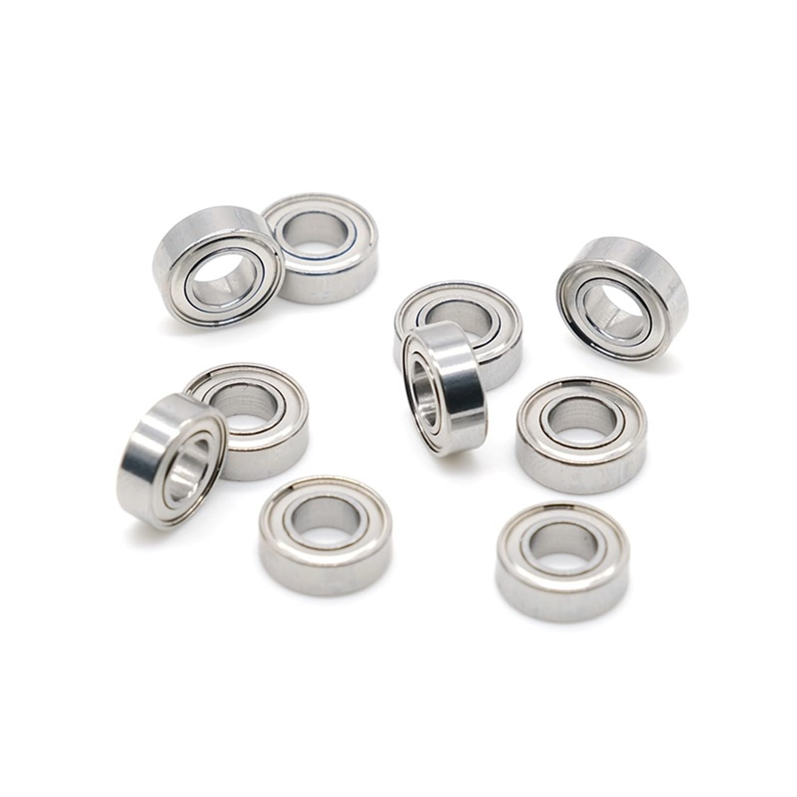 Rodamiento de bolas de acero inoxidable SR156ZZ, 4,762 x 7,938 x 3,175 mm, 10 unidades