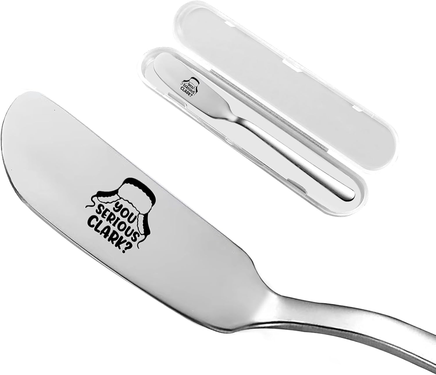 You Serious Clark Gift Funny Butter Knife, Personalized Engraved Peanut Butter Spreader Cheese Knives, Novelty Anniversary Christmas Gifts for Sandwich Bread Toast Butter Lover