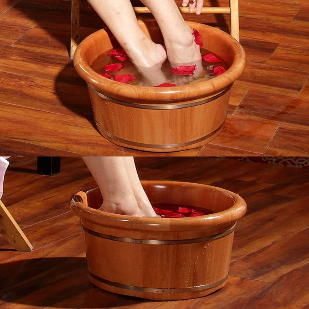 Beczka do sauny, Spa, Sauna,Soak,Handmade Massage Bucket Foot Bath, Wash Feet Basin Tub
