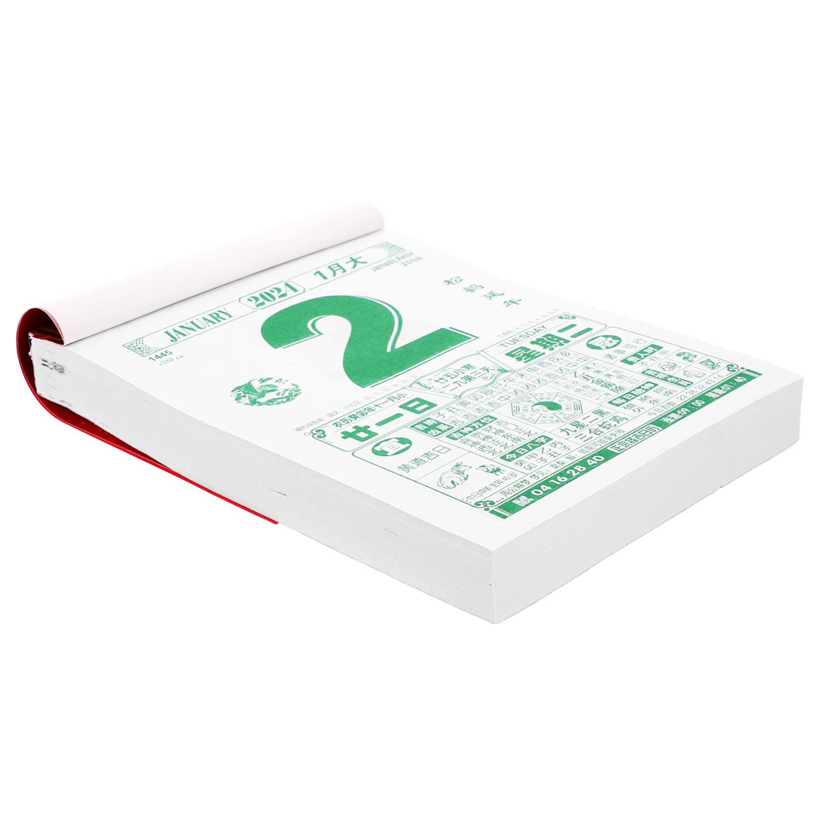 5 Stück 2024 alter Almanach, Schreibtischkalender, Kalender, Make-up-Adventskalender, chinesischer Monatskalender, Thekenkalender, traditioneller Mondkalender, Mondjahreskalender, Wandkalender,