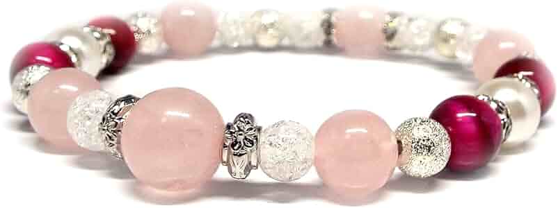 ☆ピンクタイガーアイ＆ローズクォーツ ロザリオ☆~Pink Tiger Eye~ 0000000019552_A6Tyok3.jpg