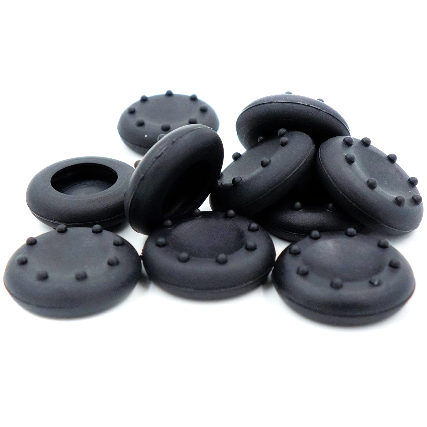 10X Black Thumbstick Grips Cap Cover Thumb Stick Grip for Xbox 360 PS4 Wii Accessories 10 Pack