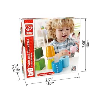 Amazon.co.jp: Hape(ハペ) ねじねじつみき E0416 : Toys & Games