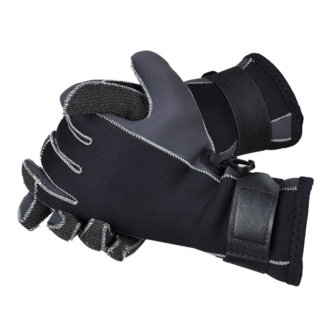 LANGWEI Guantes De Buceo De 3 Mm, Guantes De Neopreno Resistentes A Pinchazos para Hombres Y Mujeres, Guantes De Buceo Antideslizantes para Esnórquel, Remo, Surf, Kayak, Pesca