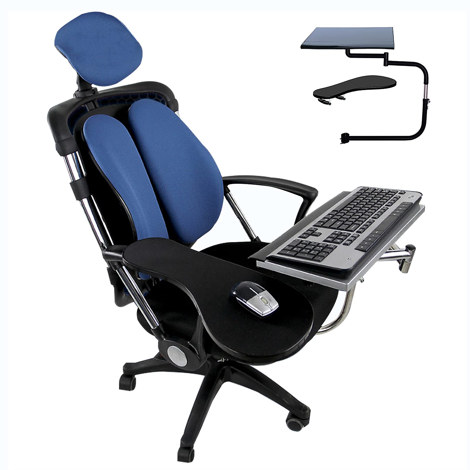 Buy Keyboard Laptop Mouse Stand Mount, Adjustable Mounted Tablet on It