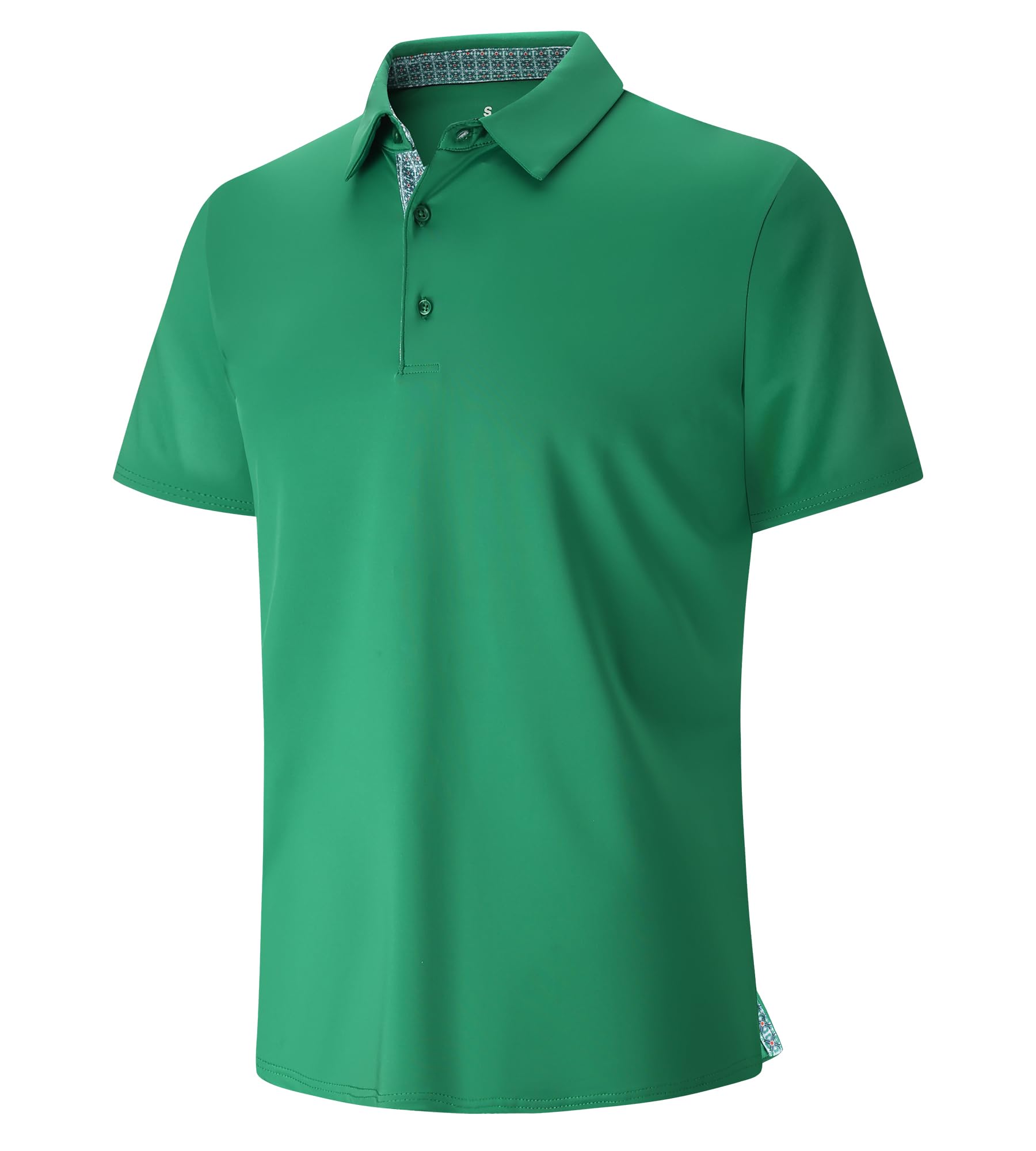 SAMERM Golf Shirts for Men Dry Fit Short Sleeve Moisture Wicking Casual Solid Stylish Mens Polo Shirts