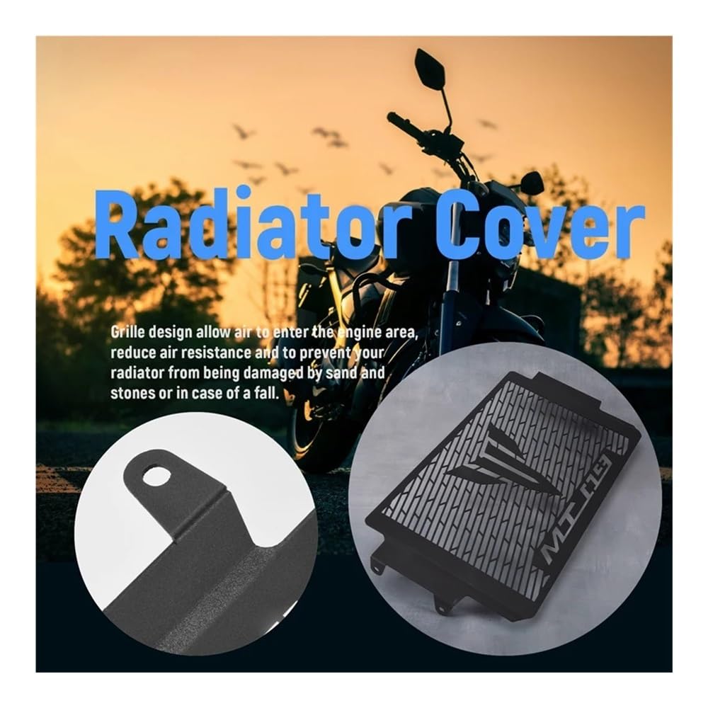 Motocicleta Protector radiador Protector De Radiador Y Rejilla Del Enfriador Motor Para MT09 MT-09 2021-2022