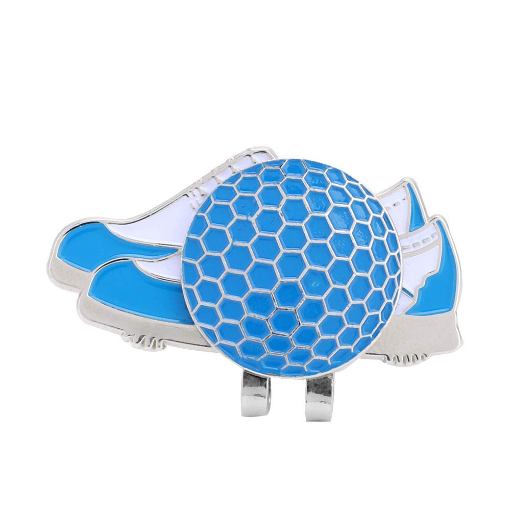 Edelstahl magnetischer Golfball -Marker -Hut -Clip für Golfer 12PCs