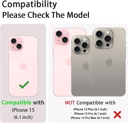 Miniatura 2 de Funda para iPhone 15 con diseño de flor de sol morado, policarbonato duro+TPU parachoques floral a prueba de golpes flores niñas mujeres cubierta