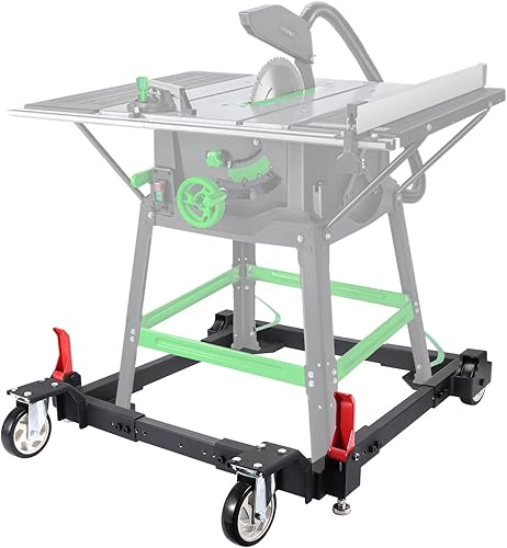 Miniatura 5 de Towallmark - Base móvil, kit de base móvil resistente con diseño de ruedas giratorias grandes de 5 pulgadas, rodamiento de carga de 1550 libras,