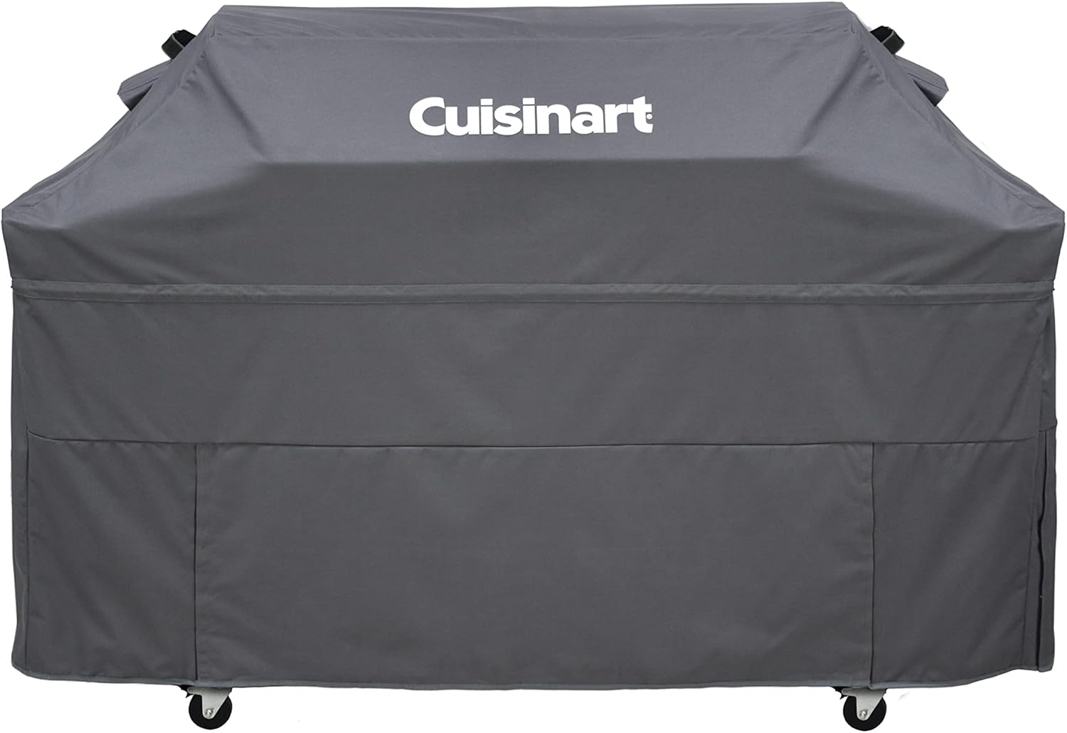 Cuisinart Heavy-Duty 4-5 Burner Gas Grill Cover, Fade, UV and Weather Resistant, Durable and Convenient All Weather Cover with Drawstrings and Buckle Straps
