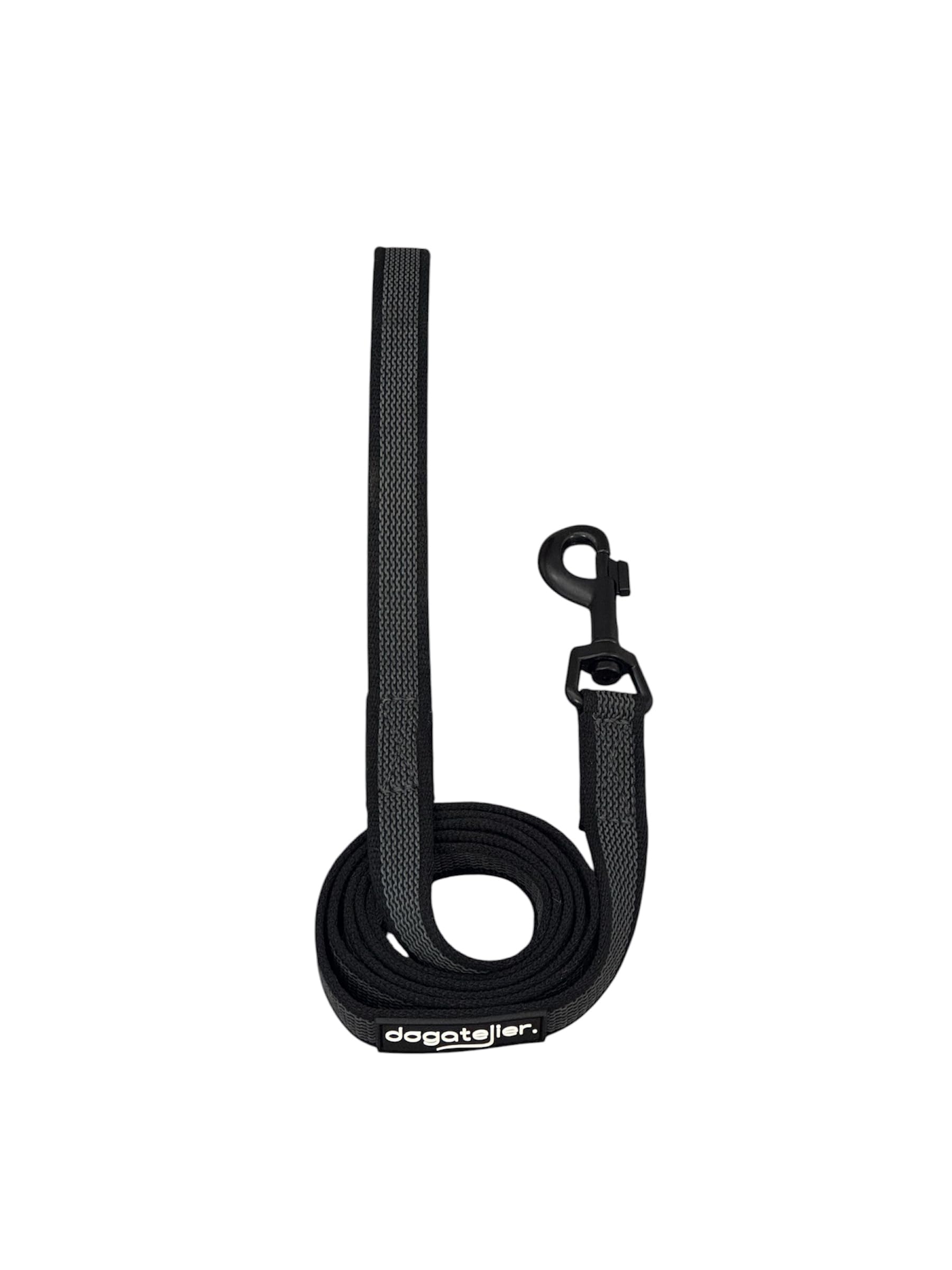 Guinzaglio gommato antiscivolo Dog Atelier (Nero)