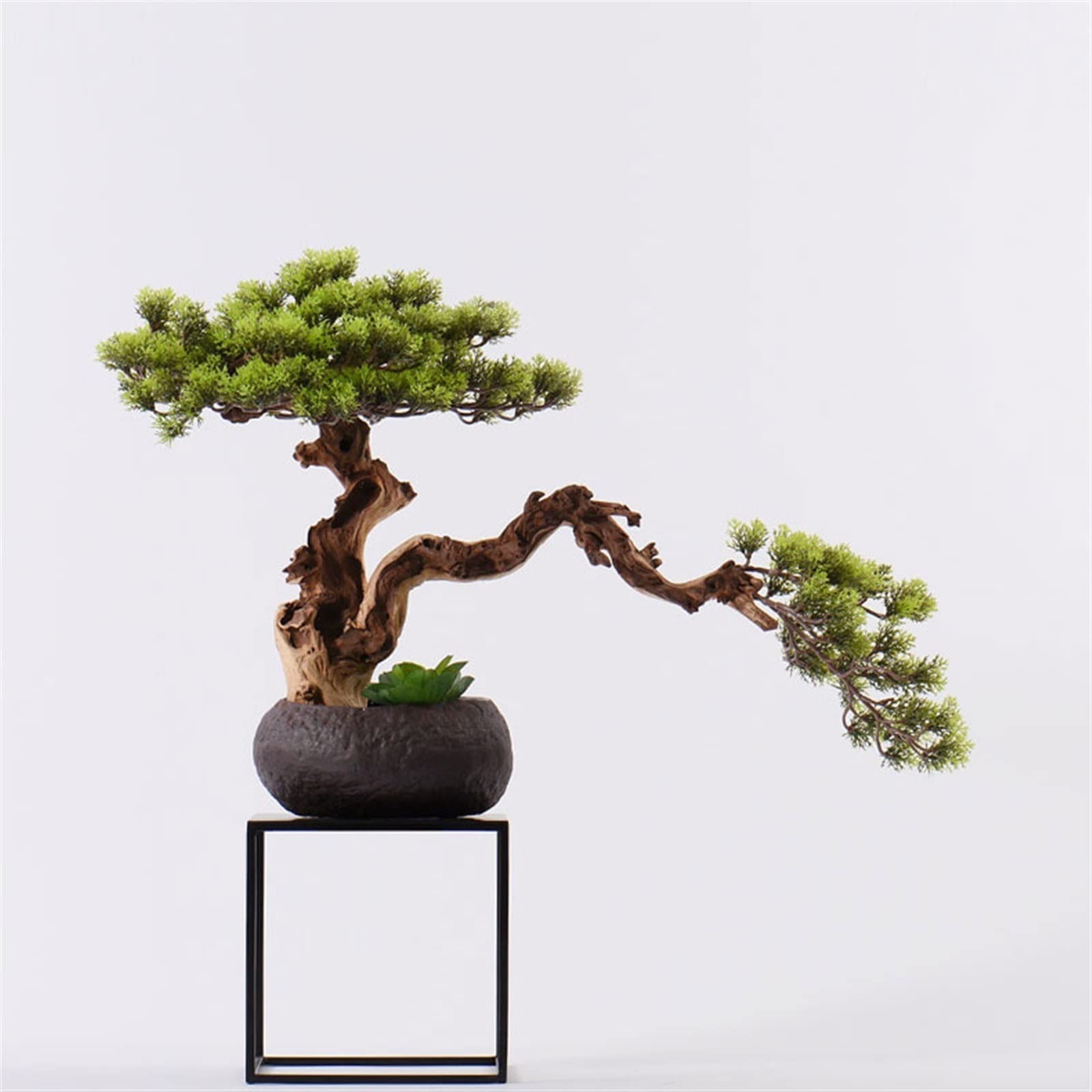 Árbol bonsái Artificial pequeño, árbol bonsái Artificial, planta en maceta Falsa, adornos de maceta de árbol Falso, plantas bonsái artificiales decorativas para El hogar, decoració