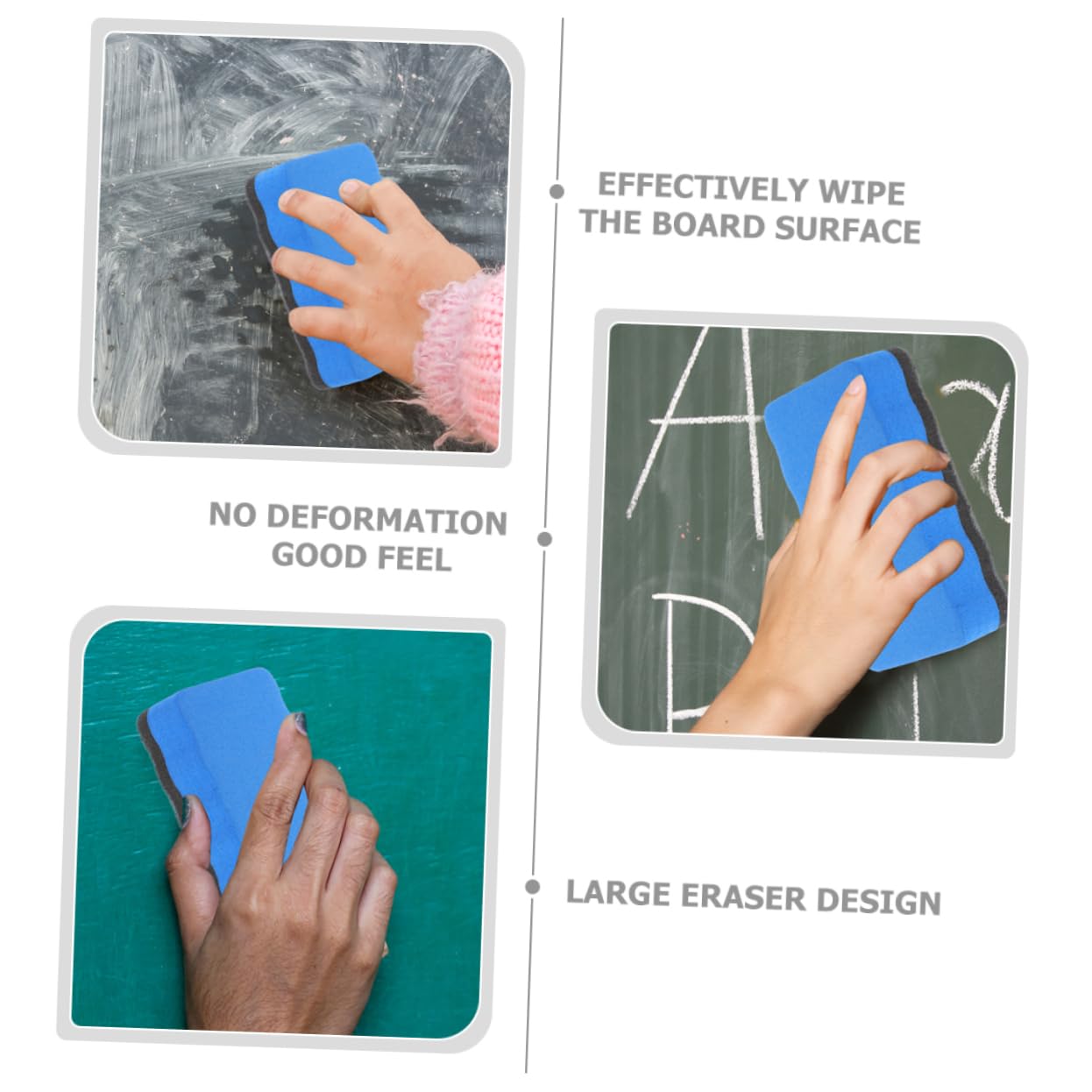 NUOBESTY 48stücke Whiteboard Radierer Wiederverwendbare Und Waschbare Tafelwischer Für Büro Klassenzimmer Und Zuhause Material Leicht Und Handlich Für Whiteboards Schwarze Tafeln Und