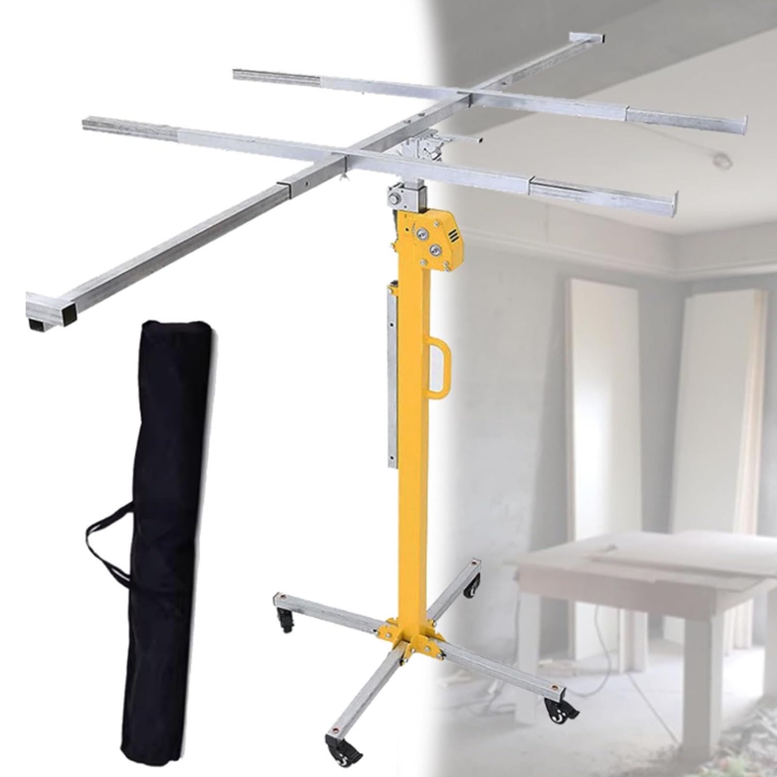 Trockenbau-Hebebühne, maximale Höhe 5 m, arbeitssparendes Handbuch und elektrischer Doppelzweck für Gipskartoninstallation