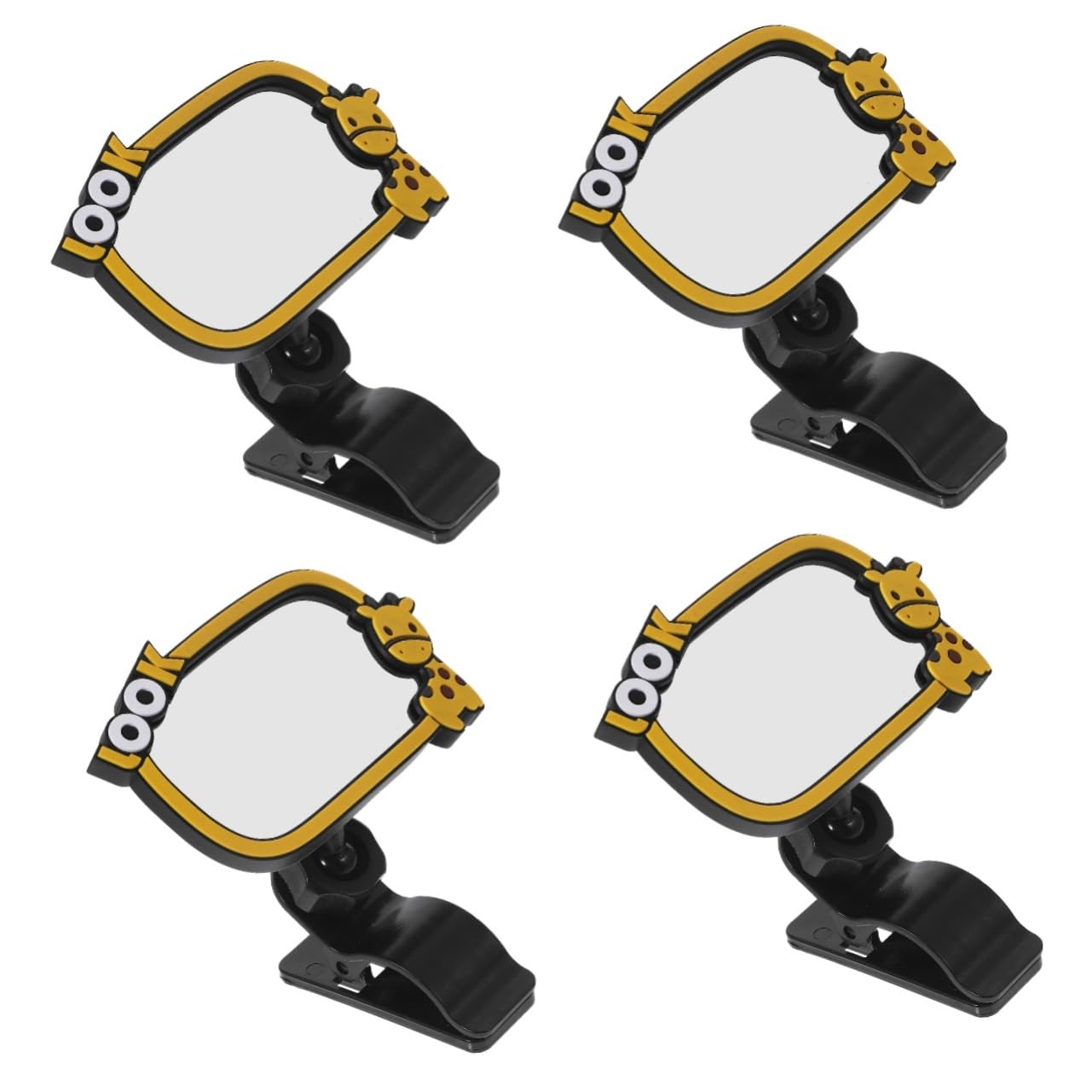 SUPVOX 4 Pièces Rétroviseurs intérieurs et extérieurs moniteur voiture enfant miroir bébé arrière miroir pour nourrissons rétroviseur bébé caoutchouc