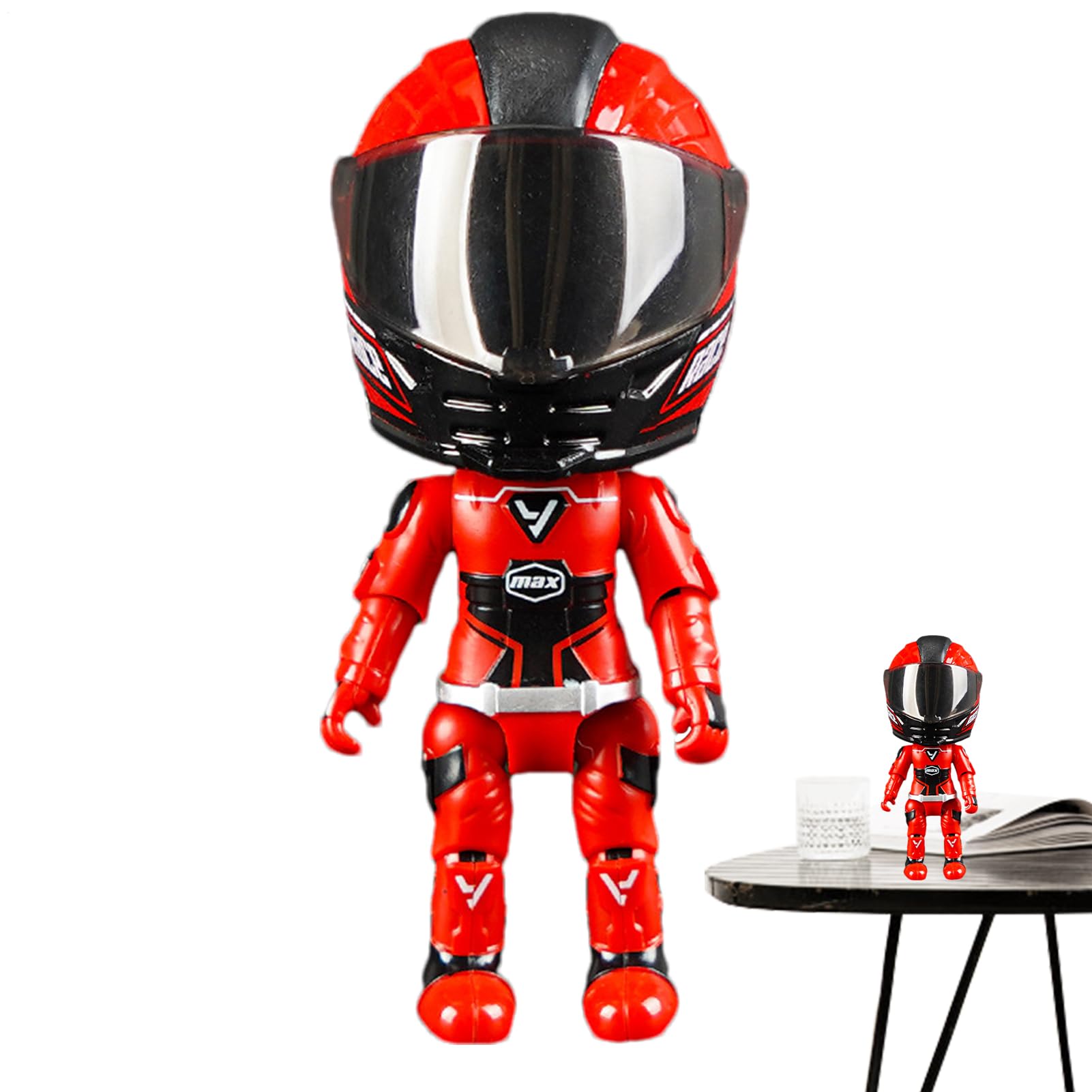Générique Figure Motorcycle Toy - Jouet Robot d'action, Figure de Moto Convertible | Ensemble de Jeu d'aventure pour, Construction en Plastique Durable, Jouet à Collectionner pour garçons et