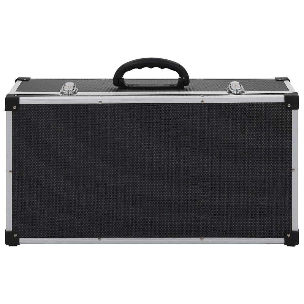 Custodia CD per 80 CD in alluminio ABS nero