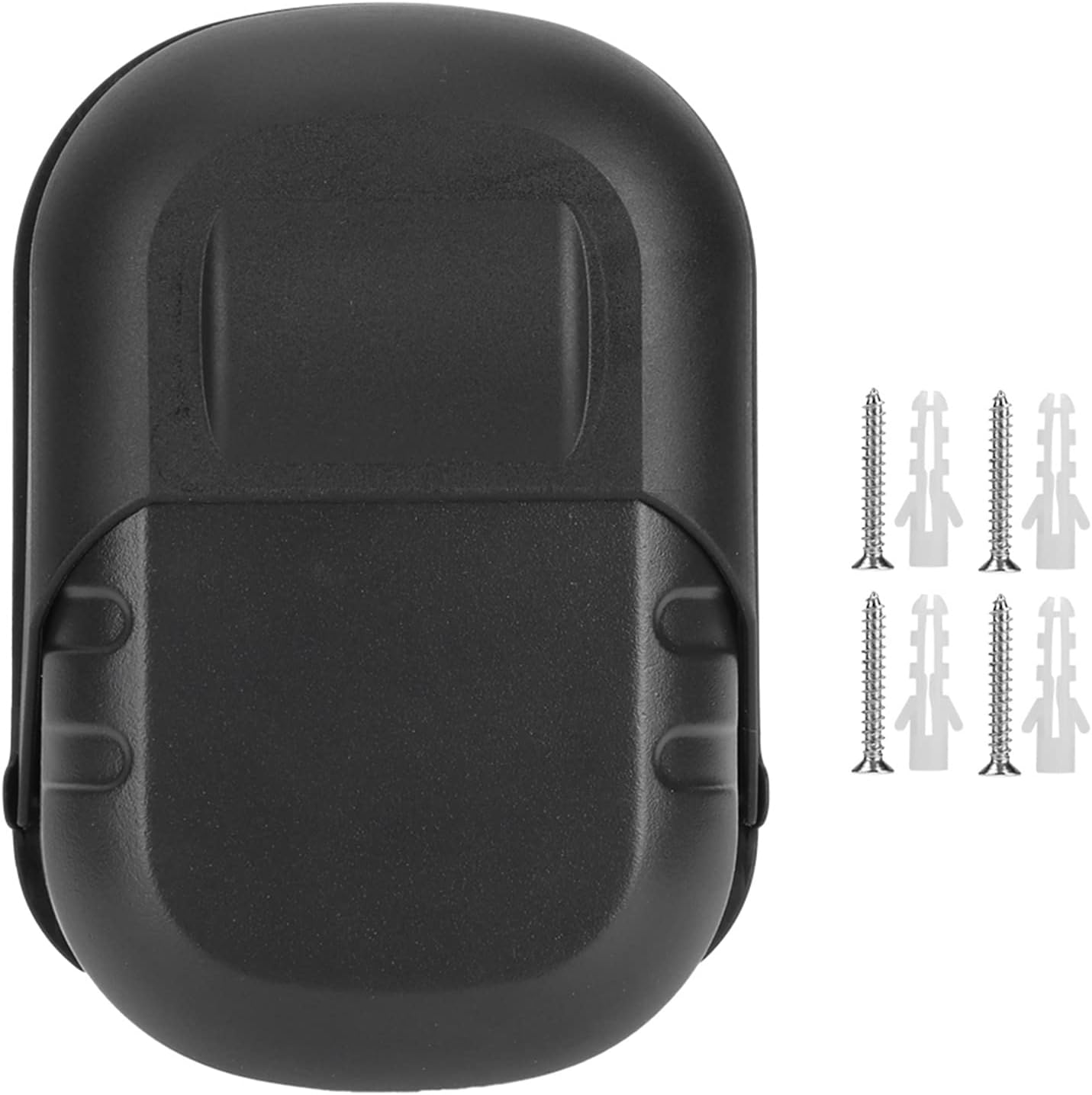 Key Lock Box, Professional Aluminum Alloy Key Lock Box Wall Mount Combination Lockbox Outdoor Key Security Storage Case (4.7 x 3.1 x 1.4in)(2#Black)