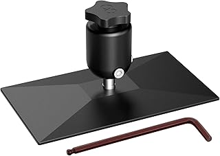 ELEGOO Build Plate for Saturn 8K LCD 3D Printer, Replacement Printing Platform with Sandblasted Surface and Non-Slip Hexagon Socket Screws, Compatible with ELEGOO Saturn 8K