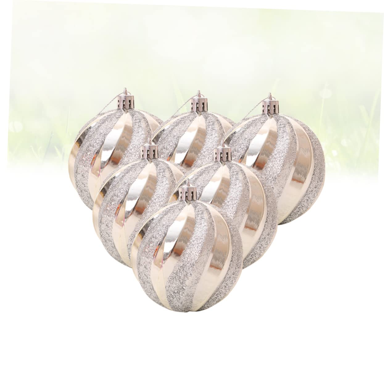 DOITOOL 36 STK Hängende Kugel Glitzernde Weihnachtskugeln Weihnachtsbaumschmuck Weihnachtskugel-anhänger Weihnachtskugeln Dekorationen Weihnachtskugelverzierung Kunsthandwerk Weihnachten