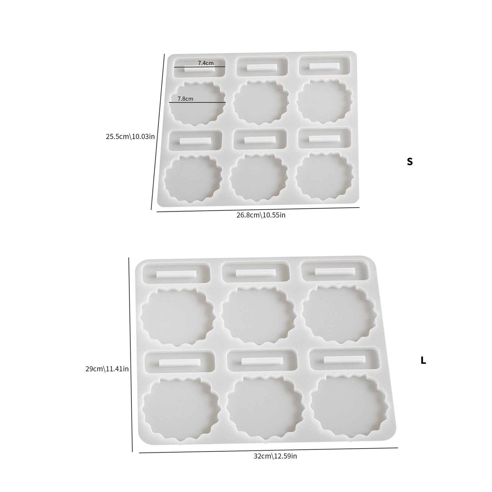Molde de silicona creativo para decoración del hogar hecha a mano, flores secas, molde de resina, herramienta de fabricación de adornos de escritorio, molde de silicona reutilizable