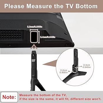 Base Stand for Samsung TV Legs, Only for UN65TU8000FXZA
