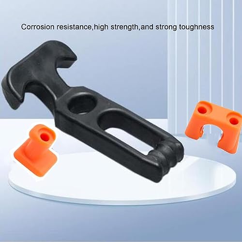 Miniatura 4 de COOLOGIN Pestillo flexible de goma con mango en T para caja de herramientas, refrigerador, carrito de golf o campana de máquina de ingeniería