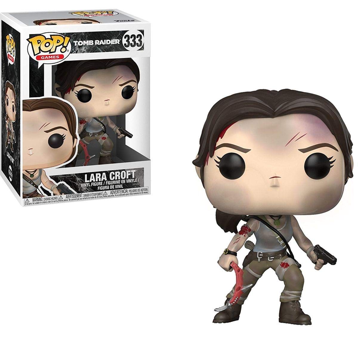Funko POP! Games: Tomb Raider Lara Croft Collectible Figure, Multicolor