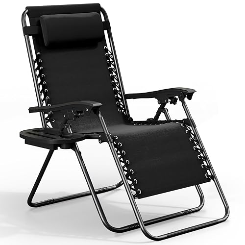 Nestl Zero Gravity Chairs, Portable Patio Lounge Chair Outdoor with