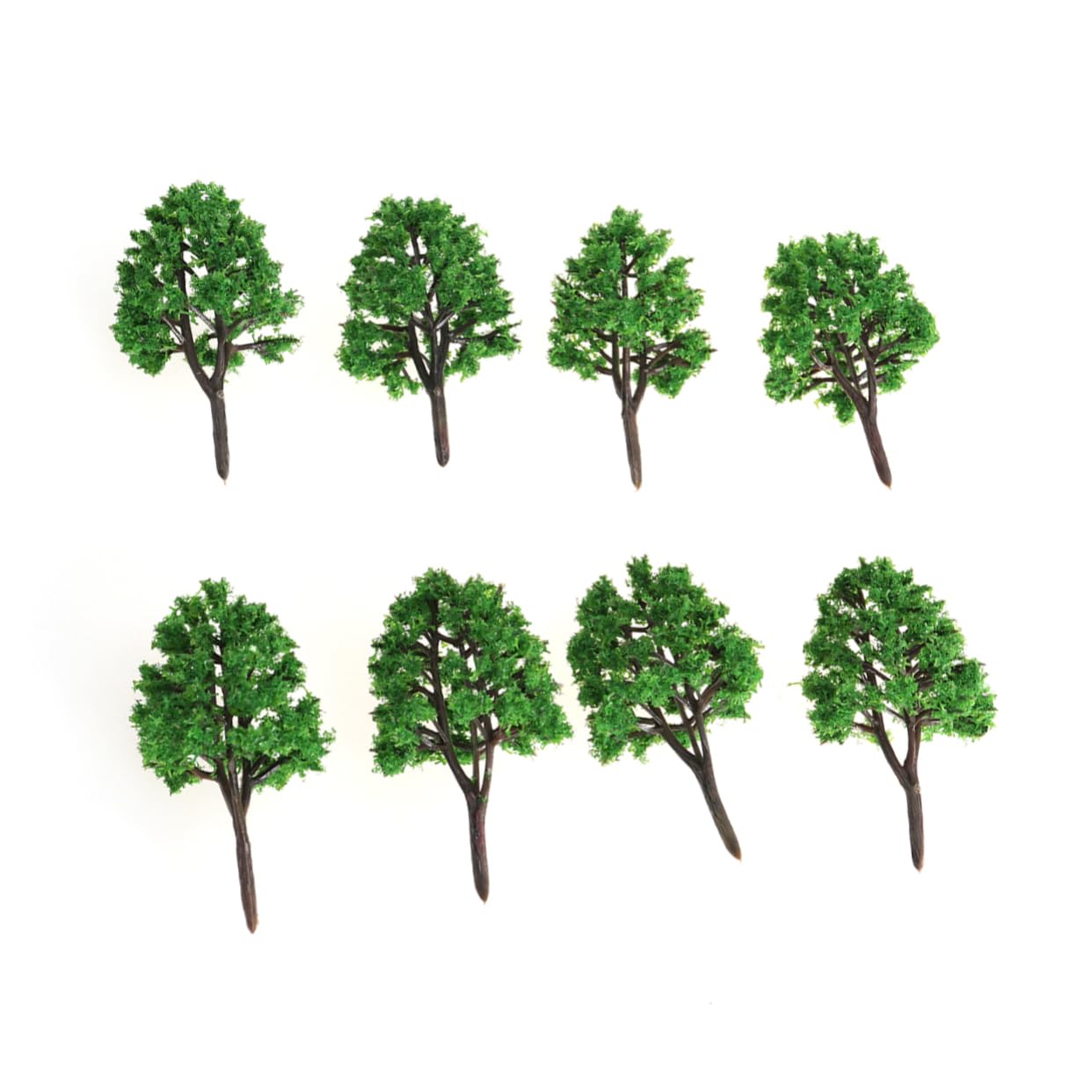 EXCEART 100pezzi Alberi Verde Per Modellismo Paesaggio e Diorama Per Decorazioni Architettoniche e Scenografie Di Trenini