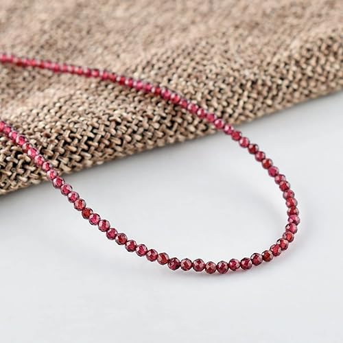 Miniatura 91 de Natural Grey Moonstone Gemstone Micro Round Beads Dainty Choker Necklace Jewelry for Women Healing Chakra Crystals June Birthstone Gift for Her