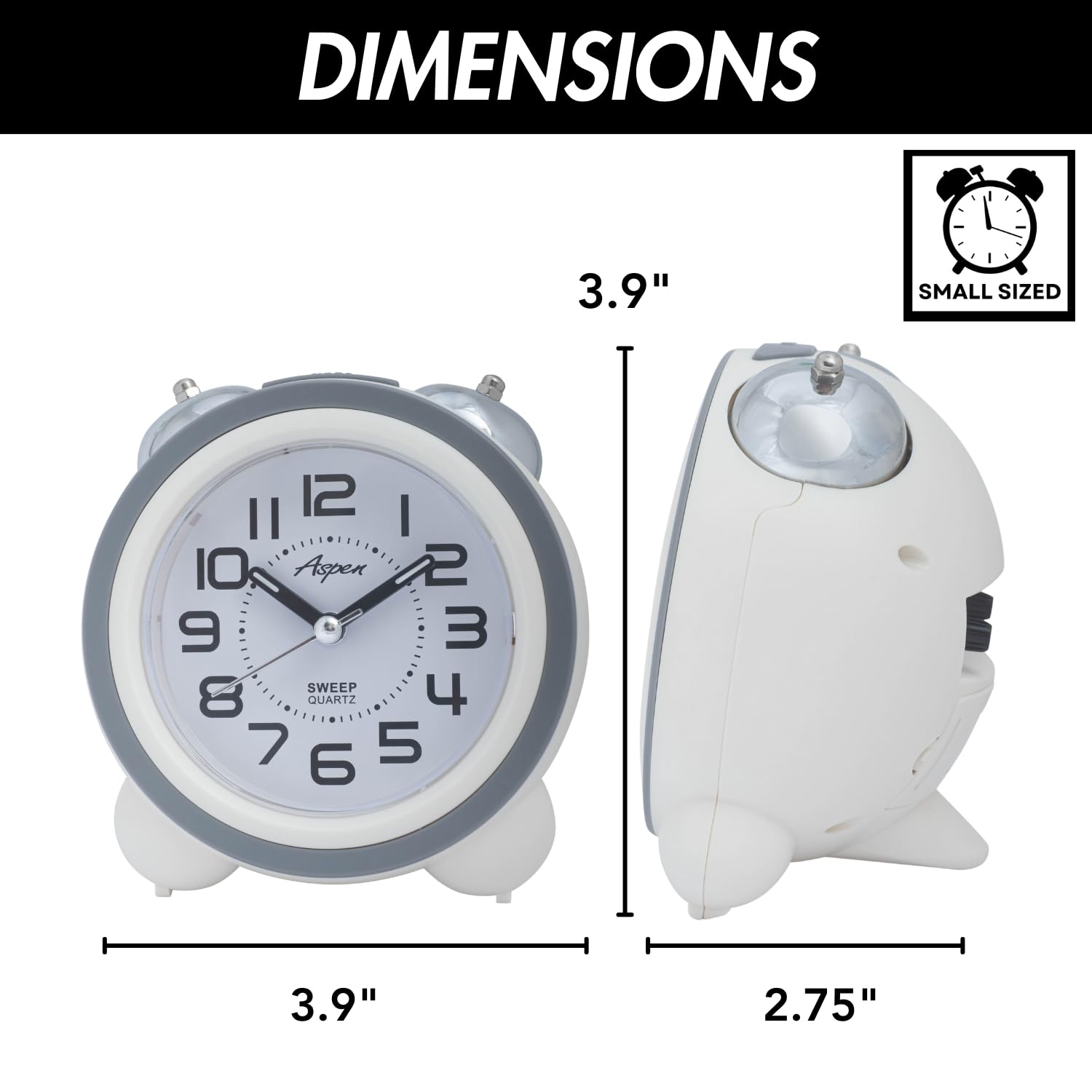 Réveil Numérique Puissant Pour Dormeurs Lourds Avec Shaker De Lit,chargeurs USB, Lumière LED