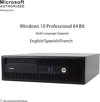 Amazon.com: HP Business Desktop ProDesk 600 G2 Desktop