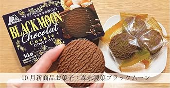 Amazon.com: Morinaga Black Moon Chocolate Cookies Japanese Baked