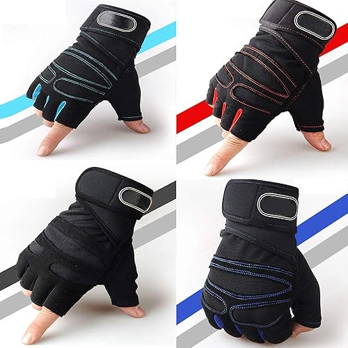 Miniatura 3 de Guantes de entrenamiento para levantamiento de pesas, entrenamiento de pesas, ciclismo, guantes de levantamiento de pesas de alta calidad, guantes
