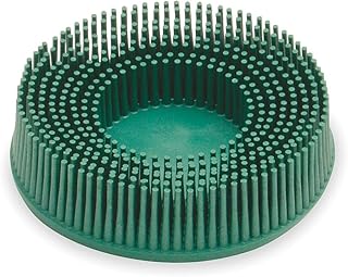 3M 3M-18734 Roloc Bristle Disc Grade - 50, Size - 3 - Green