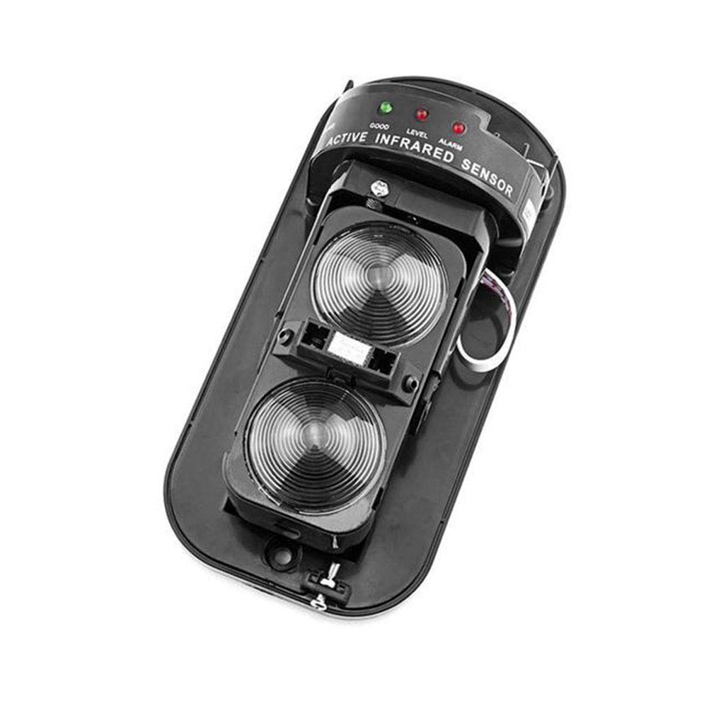 Infrarot Lichtschrankensensor mit 2 Strahlen 100m Schwarz