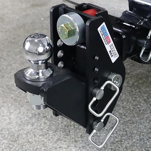 Miniatura 4 de Shocker 20K Impact Max - Soporte de bola elevada, altura de 5 pulgadas a caída de 3 pulgadas, se adapta a enganche de 2-12 pulgadas, tiene bola de 2