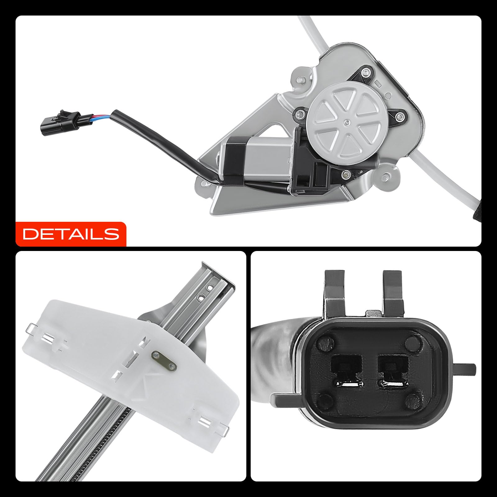 Frankberg 55360031AM -Alzacristalli anteriore sinison motore Sostituzione per Cherokee KJ SUV 2002-2006