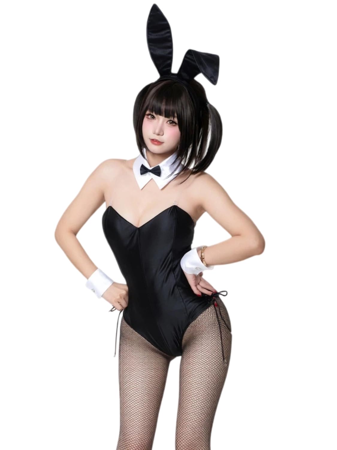 Amazon.co.jp: [SENMHS] セクシー バニーガール コスプレ レオタード風