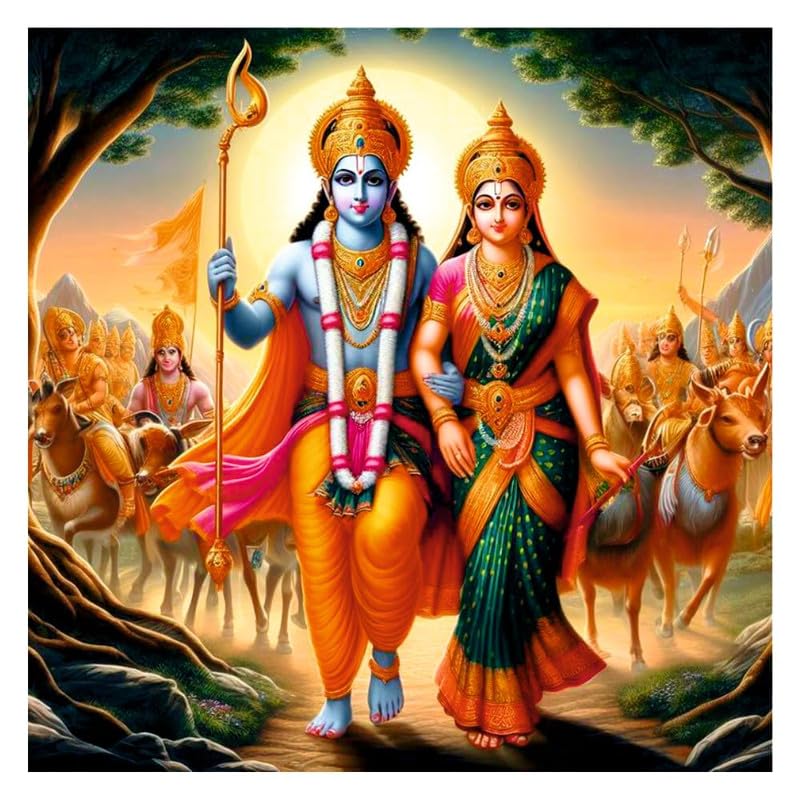 Image of British Terminal Cute little Bal Gopal Baby God Krishna| Kanha Ji | Laddu Lord Makhan Chor Painting Religious Poster for Pregnant Women for wall (matt thin vinyl,sticker,multicolor,unframed)| bj374