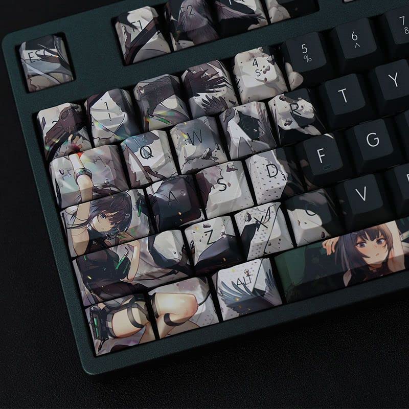 Amazon.co.jp: アークナイツ キー帽 メカニカルキーボード PBT染め 五