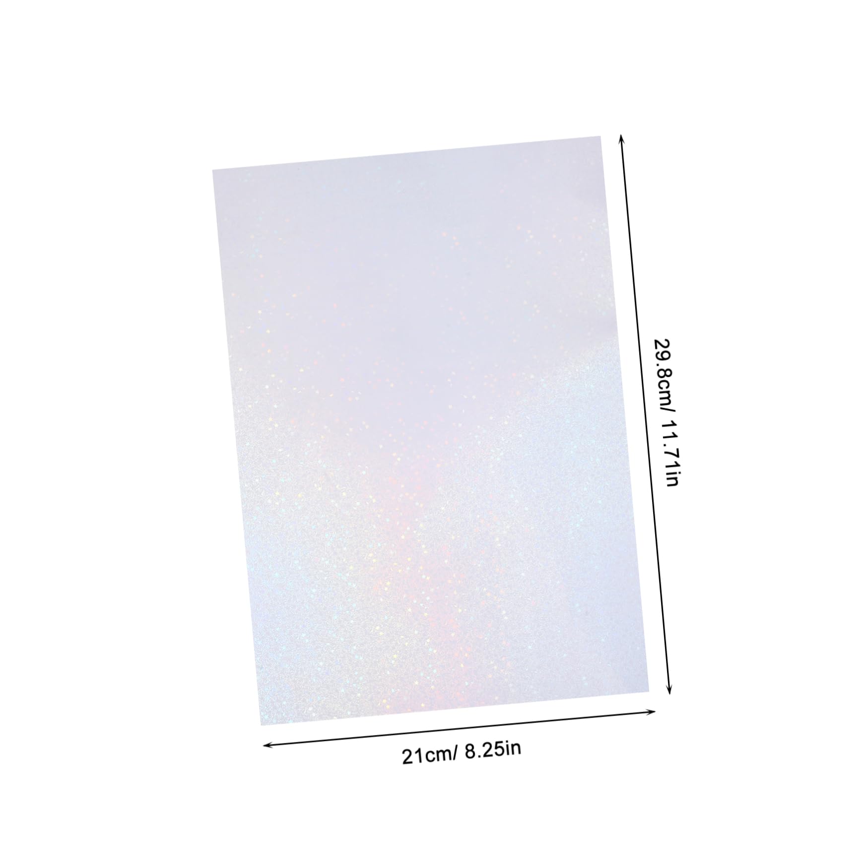 ARTIBETTER 10Sheets Holographic Adhesive Sticker Self Adhesive Cold Laminated Film for Home Decor DIY Crafts Cars and Windows Easy to Cut Holographic