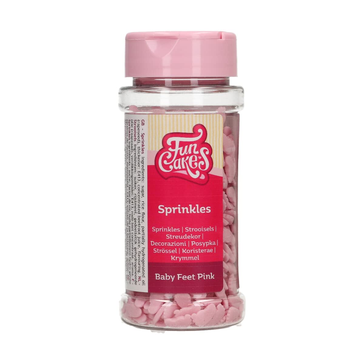 FunCakes Sprinkles Petits Pieds Fille, 55 g