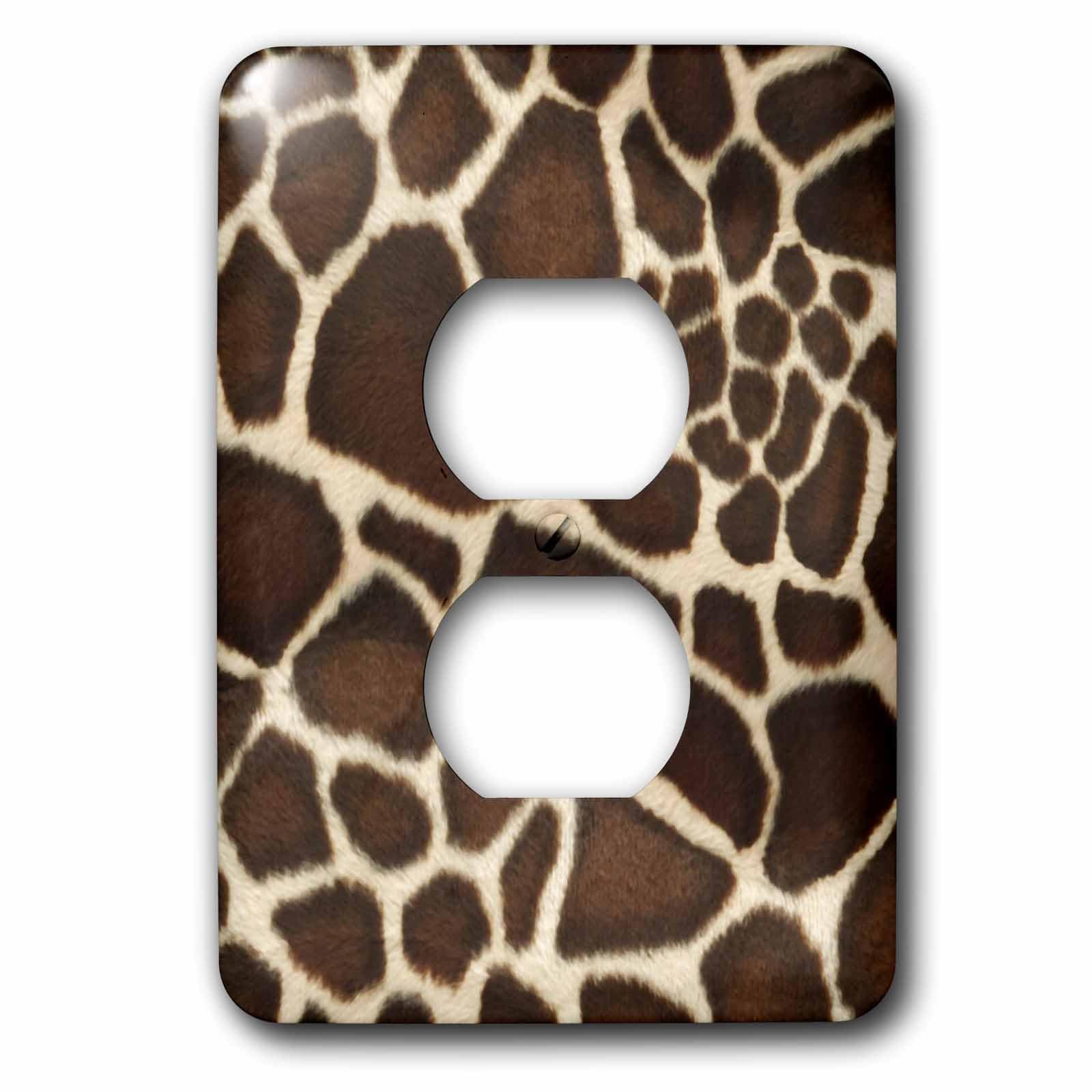 Abrigo de jirafa para 2 enchufes ideal en la decoración de habitaciones infantiles